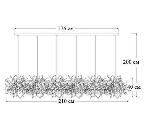 Подвесной светильник Imperiumloft Tezani Argent 40.2060-6