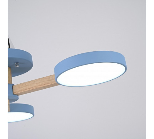 Люстра на штанге Imperiumloft TURNA Blue TURNA01