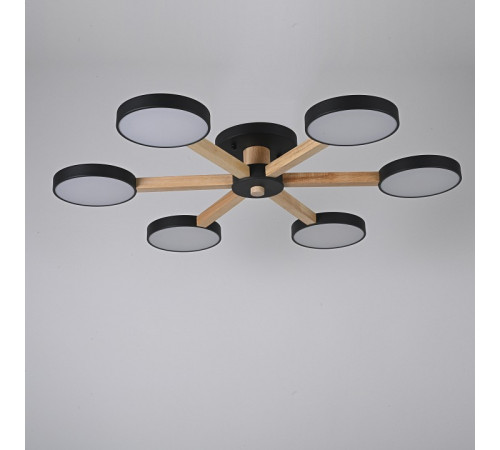 Люстра на штанге Imperiumloft TURNA Black TURNA01