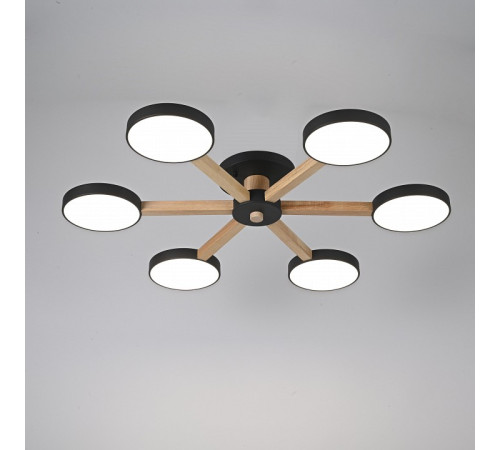 Люстра на штанге Imperiumloft TURNA Black TURNA01