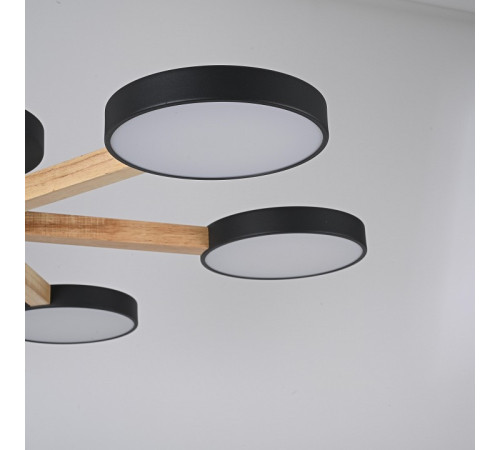 Люстра на штанге Imperiumloft TURNA Black TURNA01