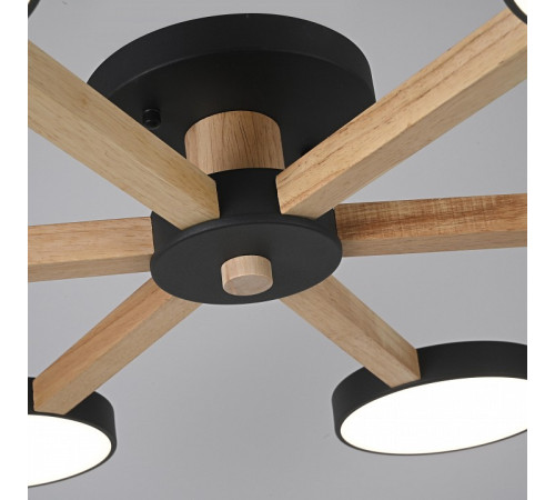 Люстра на штанге Imperiumloft TURNA Black TURNA01