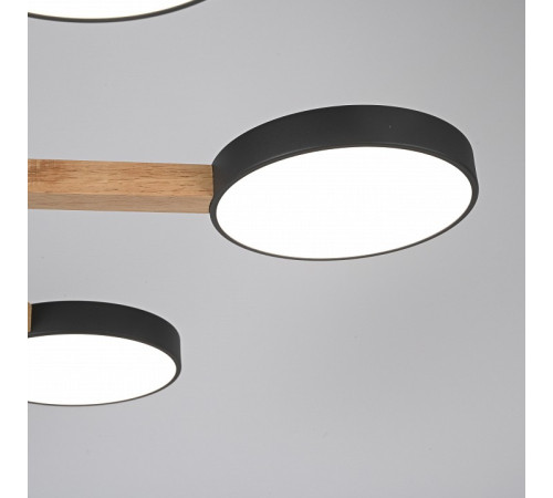 Люстра на штанге Imperiumloft TURNA Black TURNA01