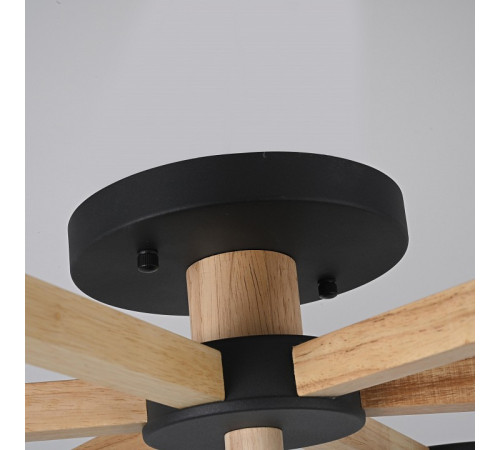 Люстра на штанге Imperiumloft TURNA Black TURNA01