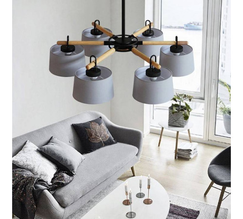 Люстра на штанге Imperiumloft Even Gray EVEN01