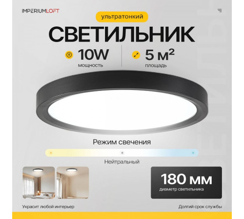 Накладной светильник Imperiumloft Slim01