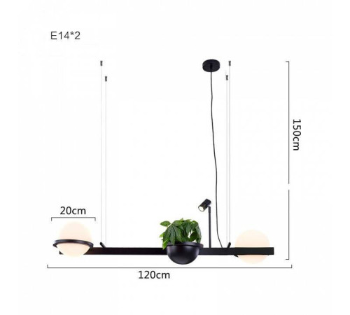 Подвесной светильник Imperiumloft Palma Wall Lamp 22.93726