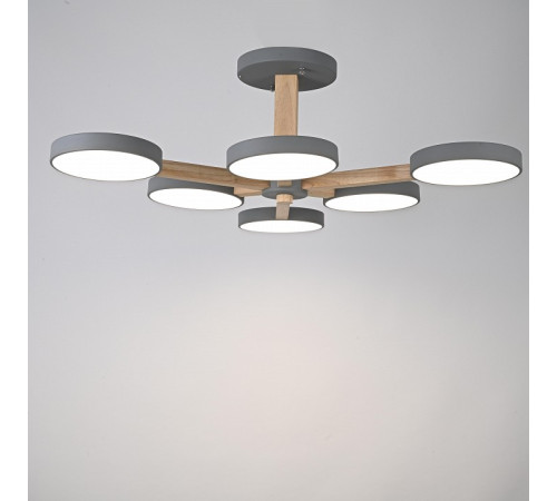 Люстра на штанге Imperiumloft TURNA Gray TURNA-B01