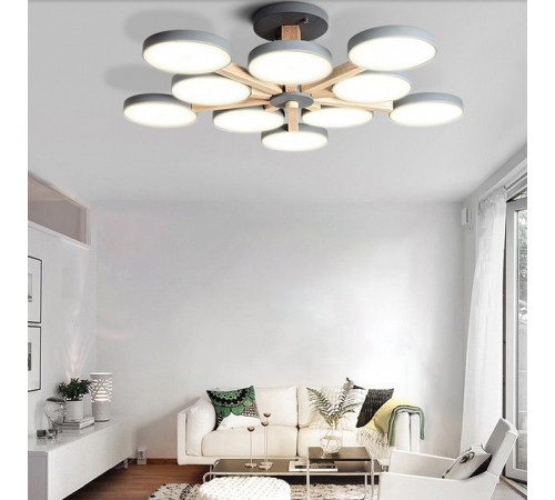 Люстра на штанге Imperiumloft TURNA Gray TURNA-B01