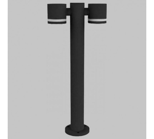 Наземный высокий светильник Imex Lima IL.0014.0018-2-L600-BK