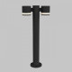 Наземный высокий светильник Imex Lima IL.0014.0018-2-L600-BK