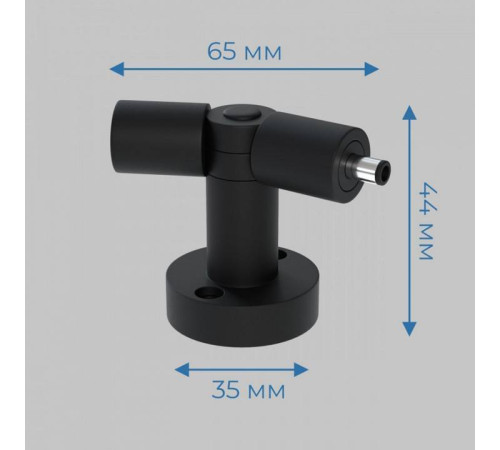 Соединитель угловой L-образный для модульных светильников Imex Thin & Smart IL.0060.4001-BK