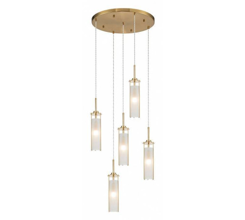 Подвесной светильник Indigo Torcia 11038/5PL Brass