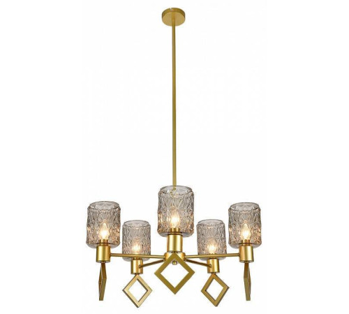 Люстра на штанге Indigo Preda 13025/5R Gold