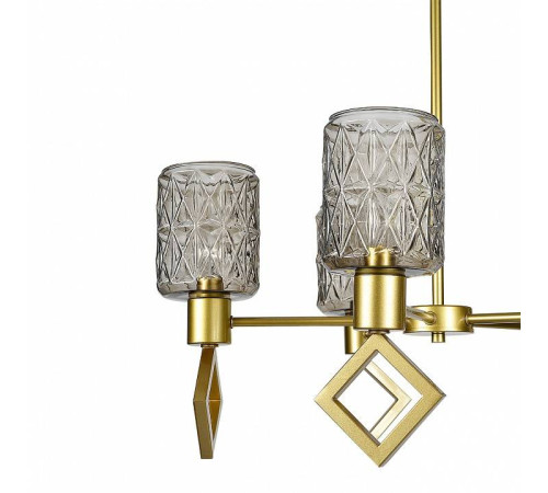 Люстра на штанге Indigo Preda 13025/5R Gold