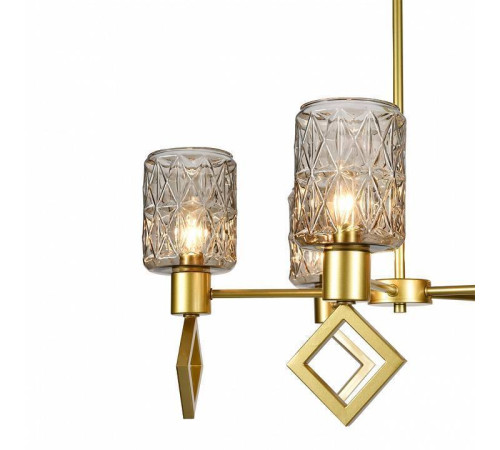 Люстра на штанге Indigo Preda 13025/5R Gold