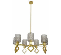 Люстра на штанге Indigo Preda 13025/7R Gold