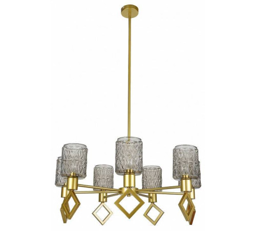 Люстра на штанге Indigo Preda 13025/7R Gold