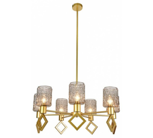 Люстра на штанге Indigo Preda 13025/7R Gold