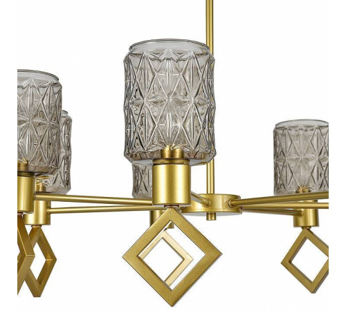 Люстра на штанге Indigo Preda 13025/7R Gold