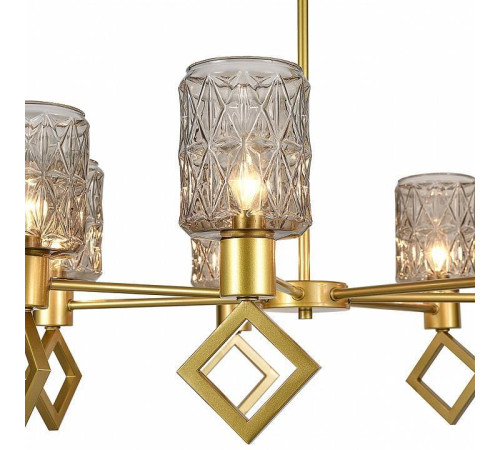 Люстра на штанге Indigo Preda 13025/7R Gold