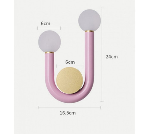 Бра Inodesign Bagge INO_Bagge Pink 40.2418