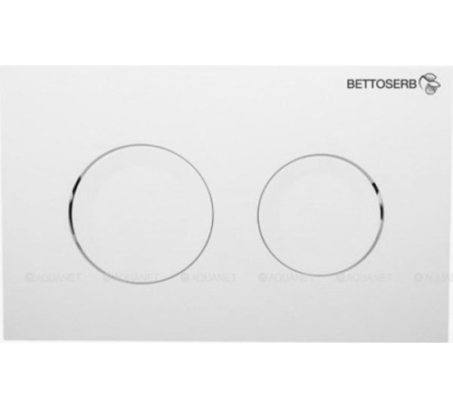 Комплект инсталляции Bettoserb Sava Fix Slim с клавишей смыва Sitnica белый глянец SET40006466