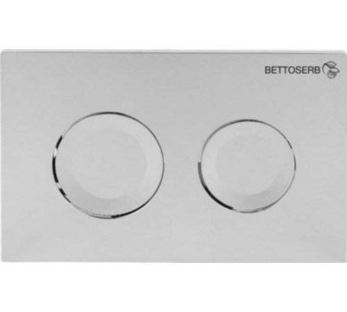 Комплект инсталляции Bettoserb Sava Fix Slim с клавишей смыва Sitnica хром матовый SET40006468