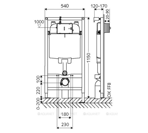 Инсталляция для унитаза Schell Montus C80 030620099