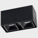 Накладной светильник Italline FASHION FX2 black + FXR black 2 шт. FASHION FX2 black + FASHION FXR black - 2шт.