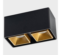Накладной светильник Italline FASHION FX2 black + FXR gold 2 шт. FASHION FX2 black + FASHION FXR gold - 2шт.