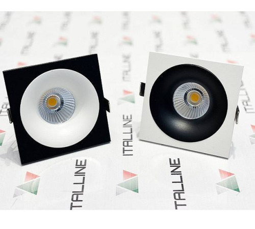 Встраиваемый светильник Italline IT06-6016 IT06-6016 black 4000K