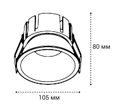 Встраиваемый светильник Italline IT06-6032 IT06-6032 white 4000K