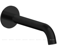 Излив из стены Aquanet Static 200 мм черный матовый AF330-98B