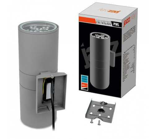 Накладной светильник Jazzway PWL-300110/30D 2x9w 6500K GR