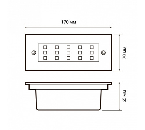 Встраиваемый светильник Jazzway PWS/R S170070 3W 4000K 30° Сhrome IP65