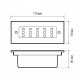 Встраиваемый светильник Jazzway PWS/R S170070 3W 4000K 30° Сhrome IP65