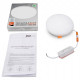 Встраиваемый светильник Jazzway PLED DL3 12w 4000K IP20 WH