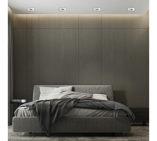 Встраиваемый светильник Jazzway PSP-S 9044 7W 3000K 38° White IP40