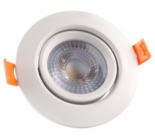 Встраиваемый светильник Jazzway PSP-R 9044 7W 3000K 38° White IP40