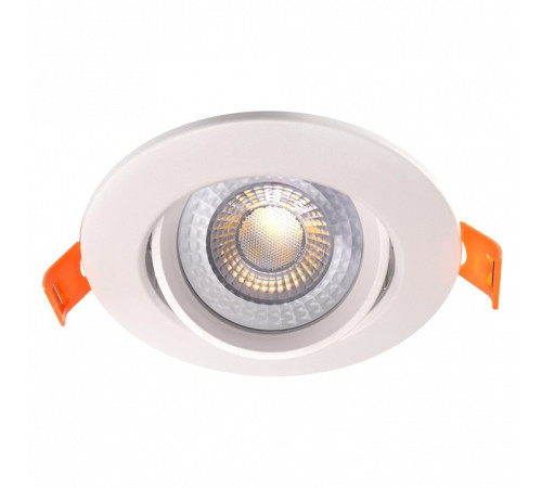 Встраиваемый светильник Jazzway PSP-R 9044 7W 3000K 38° White IP40