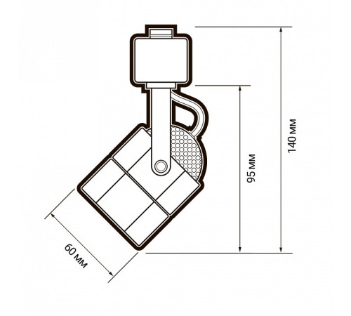Накладной светильник Jazzway PTR 25 GU10 BL IP20