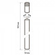 Наземный низкий светильник Jazzway PGB 04-800 E27 BL IP44