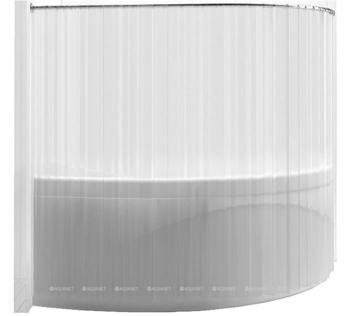 Карниз для ванны Aquanet Graciosa дуга 1500x900 мм нержавеющая сталь 00176891