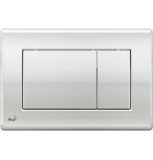 Кнопка смыва AlcaPlast хром глянцевый M271