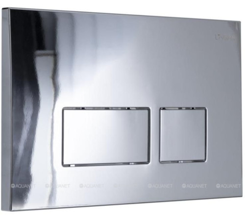 Кнопка смыва Logan Space двойная хром 297679