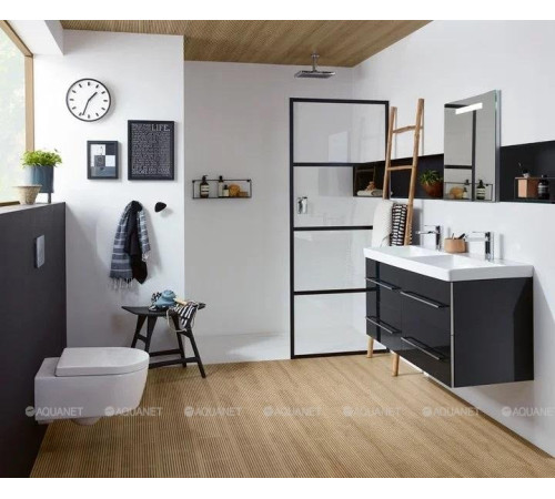 Клавиша смыва Villeroy & Boch ViConnect Glass Glossy Grey стекло 922400RA