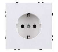 Розетка с заземлением, без рамки Kollinger Eclipse EC-014WH