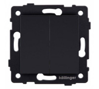 Выключатель двухклавишный без рамки Kollinger  REA-S-007BM
