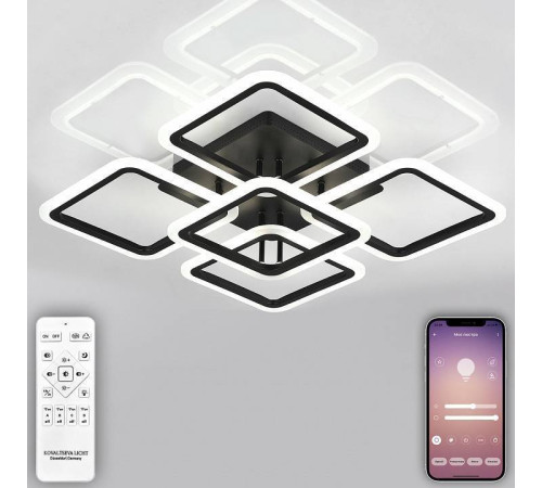 Потолочная люстра Natali Kovaltseva SPEKTR HIGH-TECH LED LAMPS 82022 BLACK